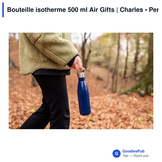 Bouteille isotherme personnalisable 500 ml avec logo - Air Gifts - Image 2