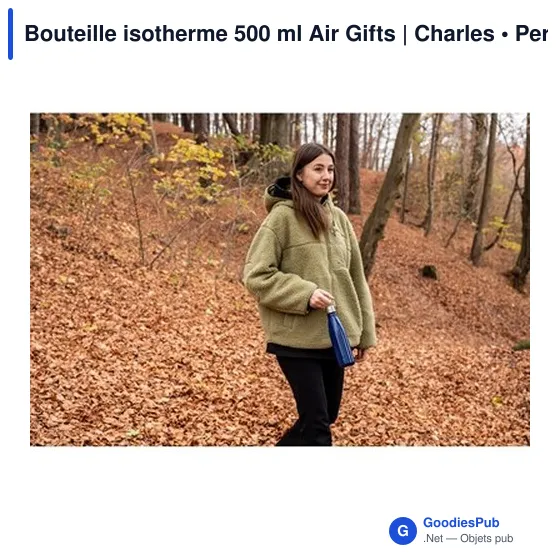 Bouteille isotherme personnalisable 500 ml avec logo - Air Gifts - Image 12