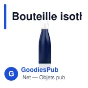 Bouteille isotherme personnalisable 500 ml avec logo - Air Gifts - Miniature 4