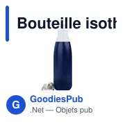 Bouteille isotherme personnalisable 500 ml avec logo - Air Gifts - Miniature 5