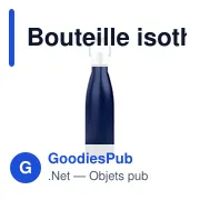 Bouteille isotherme personnalisable 500 ml avec logo - Air Gifts - Miniature 7