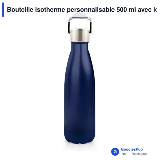 Bouteille isotherme personnalisable 500 ml avec logo - Air Gifts - Image 7