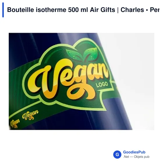 Bouteille isotherme personnalisable 500 ml avec logo - Air Gifts - Image 9