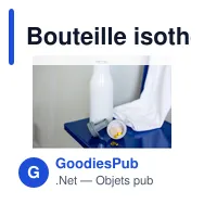 Bouteille isotherme personnalisable 500 ml avec logo - Air Gifts - Miniature 3