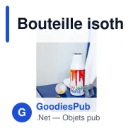 Bouteille isotherme personnalisable 500 ml avec logo - Air Gifts - Miniature 4