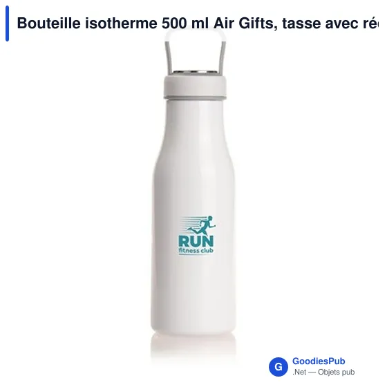 Bouteille isotherme personnalisable 500 ml avec logo - Air Gifts - Image 8