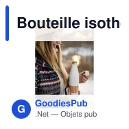 Bouteille isotherme personnalisable 500 ml avec logo - Blake - Miniature 3
