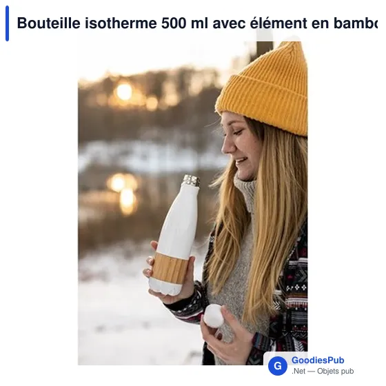 Bouteille isotherme personnalisable 500 ml avec logo - Blake - Image 5