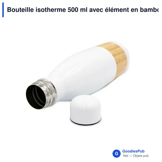 Bouteille isotherme personnalisable 500 ml avec logo - Blake - Image 7