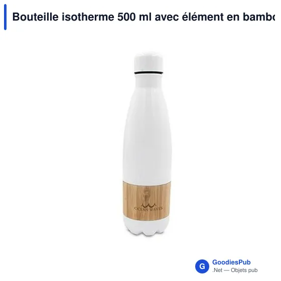 Bouteille isotherme personnalisable 500 ml avec logo - Blake - Image 8