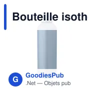 Bouteille isotherme personnalisable 500 ml en acier inoxydable recycléavec logo - Miniature 3
