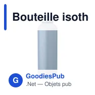 Bouteille isotherme personnalisable 500 ml en acier inoxydable recycléavec logo - Miniature 4
