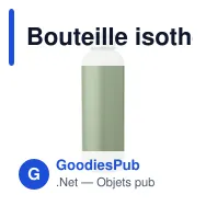 Bouteille isotherme personnalisable 500 ml en acier inoxydable recycléavec logo - Miniature 8