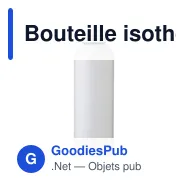 Bouteille isotherme personnalisable 500 ml en acier inoxydable recycléavec logo - Miniature 9