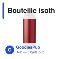 Bouteille isotherme personnalisable 500 ml en acier inoxydable recycléavec logo - Miniature 10