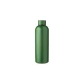 Variante vert - Bouteille isotherme personnalisable 500 ml en acier inoxydable recycléavec logo