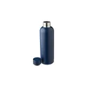 Variante bleu marine - Bouteille isotherme personnalisable 500 ml en acier inoxydable recycléavec logo