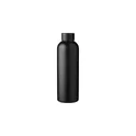 Variante noir - Bouteille isotherme personnalisable 500 ml en acier inoxydable recycléavec logo