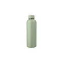 Variante vert pastel - Bouteille isotherme personnalisable 500 ml en acier inoxydable recycléavec logo