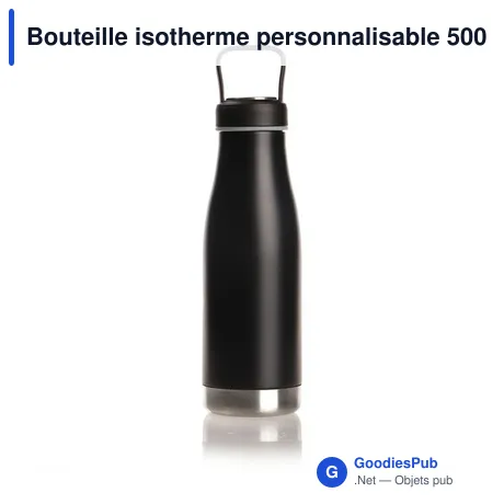 Bouteille isotherme personnalisable 500 ml avec logo - Mauro Conti