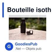 Bouteille isotherme personnalisable 500 ml avec logo - Mauro Conti - Miniature 2