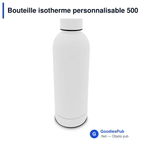 Bouteille isotherme personnalisable 500 ml avec logo - Terryl