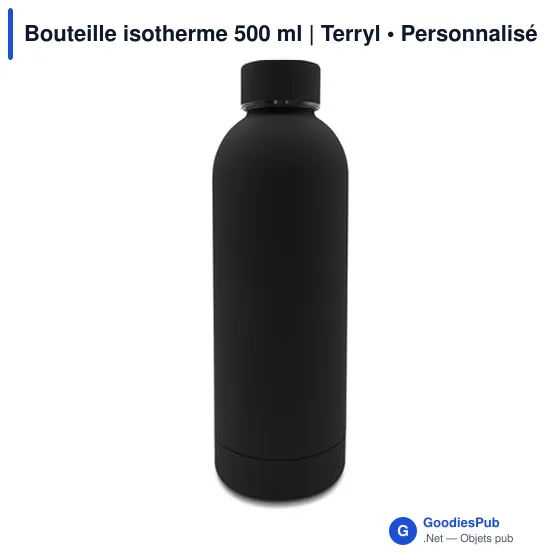 Bouteille isotherme personnalisable 500 ml avec logo - Terryl - Image 11