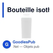 Bouteille isotherme personnalisable 500 ml avec logo - Terryl - Miniature 3