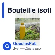 Bouteille isotherme personnalisable 500 ml avec logo - Terryl - Miniature 5