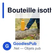 Bouteille isotherme personnalisable 500 ml avec logo - Terryl - Miniature 6