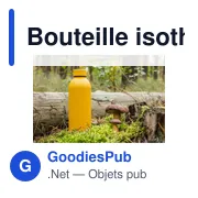 Bouteille isotherme personnalisable 500 ml avec logo - Terryl - Miniature 7