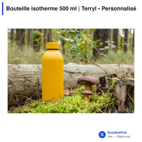 Bouteille isotherme personnalisable 500 ml avec logo - Terryl - Image 7
