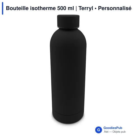 Bouteille isotherme personnalisable 500 ml avec logo - Terryl - Image 8
