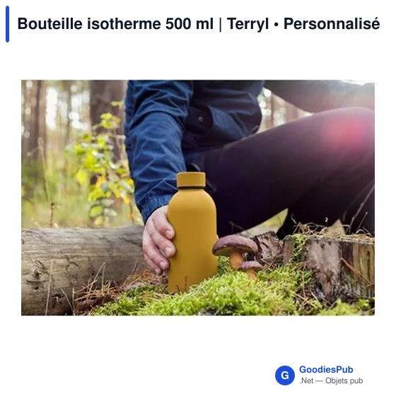 Bouteille isotherme personnalisable 500 ml avec logo - Terryl - Image 9