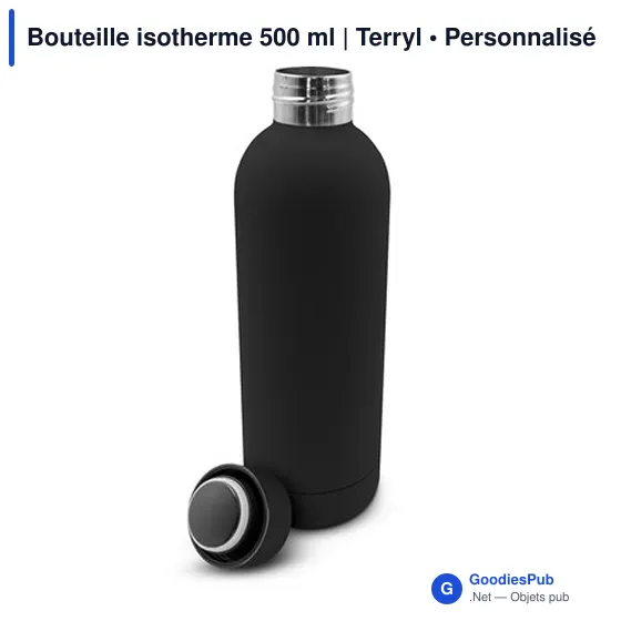 Bouteille isotherme personnalisable 500 ml avec logo - Terryl - Image 10