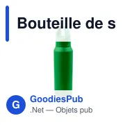 Bouteille isotherme personnalisable 530 ml avec logo - Air Gifts - Miniature 1