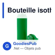Bouteille isotherme personnalisable 530 ml avec logo - Air Gifts - Miniature 2