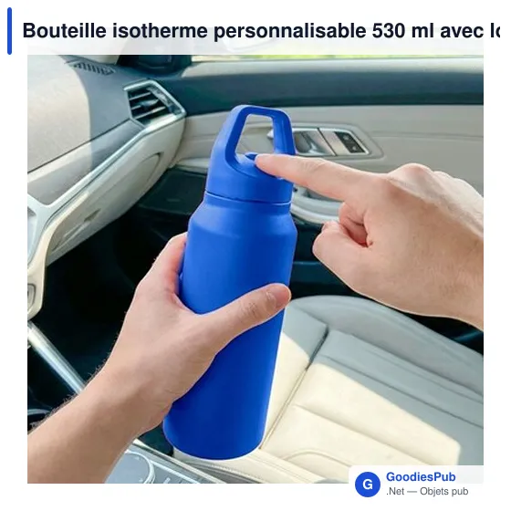 Bouteille isotherme personnalisable 530 ml avec logo - Air Gifts - Image 11