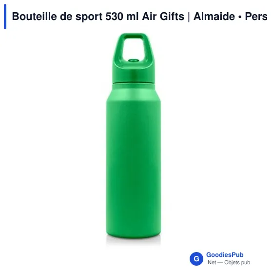 Bouteille isotherme personnalisable 530 ml avec logo - Air Gifts - Image 3
