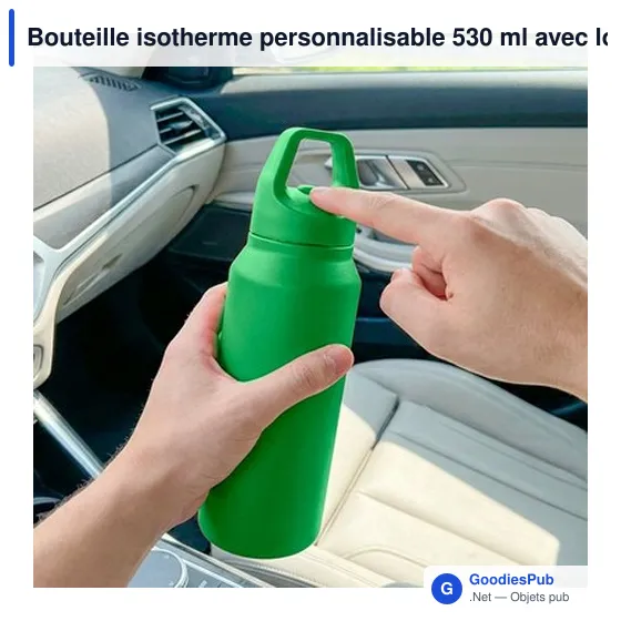 Bouteille isotherme personnalisable 530 ml avec logo - Air Gifts - Image 4