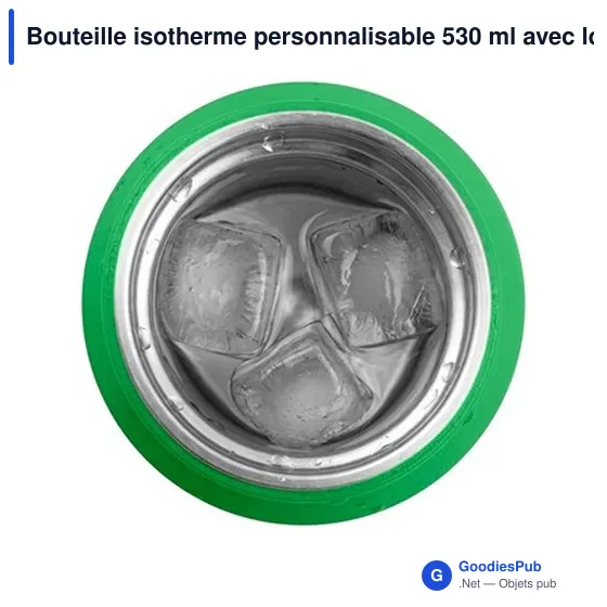 Bouteille isotherme personnalisable 530 ml avec logo - Air Gifts - Image 5