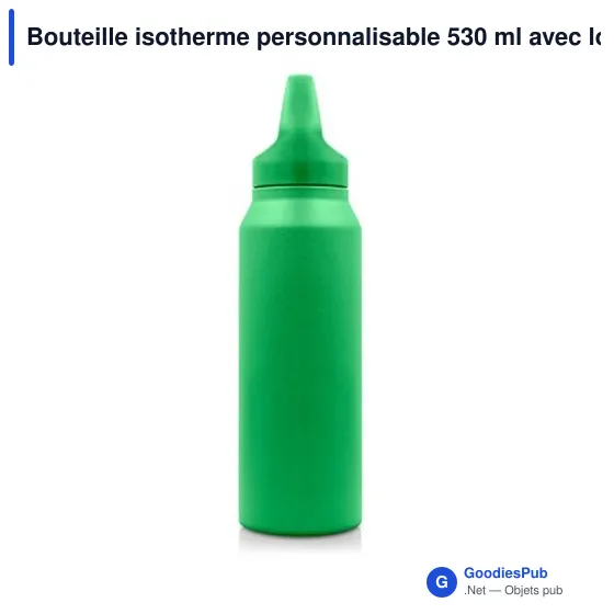 Bouteille isotherme personnalisable 530 ml avec logo - Air Gifts - Image 6