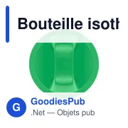 Bouteille isotherme personnalisable 530 ml avec logo - Air Gifts - Miniature 7
