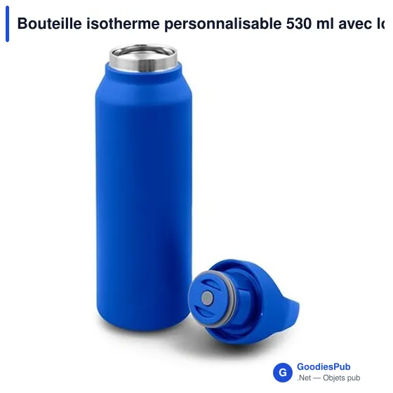 Bouteille isotherme personnalisable 530 ml avec logo - Air Gifts - Image 9