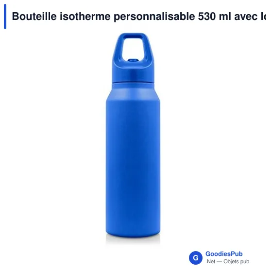 Bouteille isotherme personnalisable 530 ml avec logo - Air Gifts - Image 10