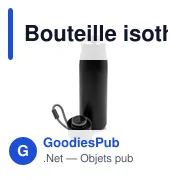 Bouteille isotherme 550 ml Air Gifts | Cameron - Miniature 1