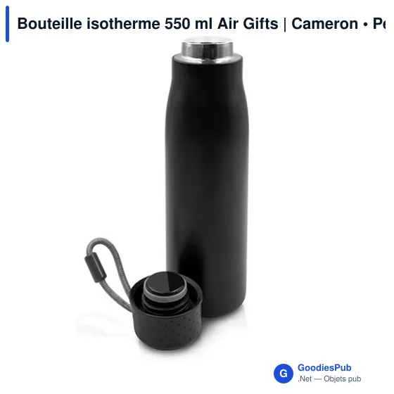 Bouteille isotherme 550 ml Air Gifts | Cameron - Image 1
