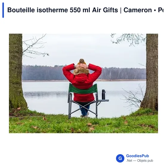 Bouteille isotherme 550 ml Air Gifts | Cameron - Image 2