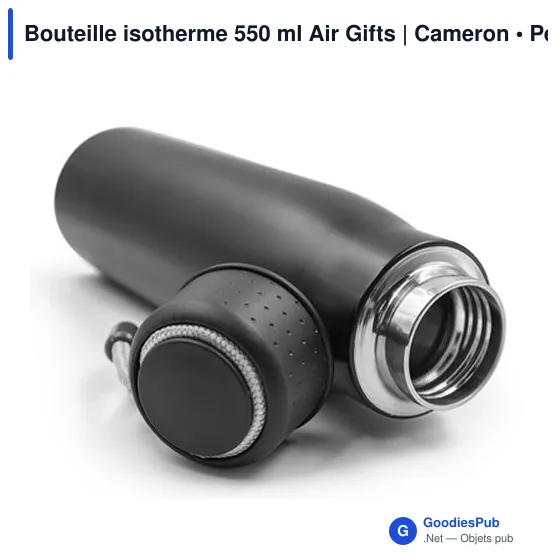 Bouteille isotherme 550 ml Air Gifts | Cameron - Image 3