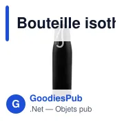 Bouteille isotherme 550 ml Air Gifts | Cameron - Miniature 5